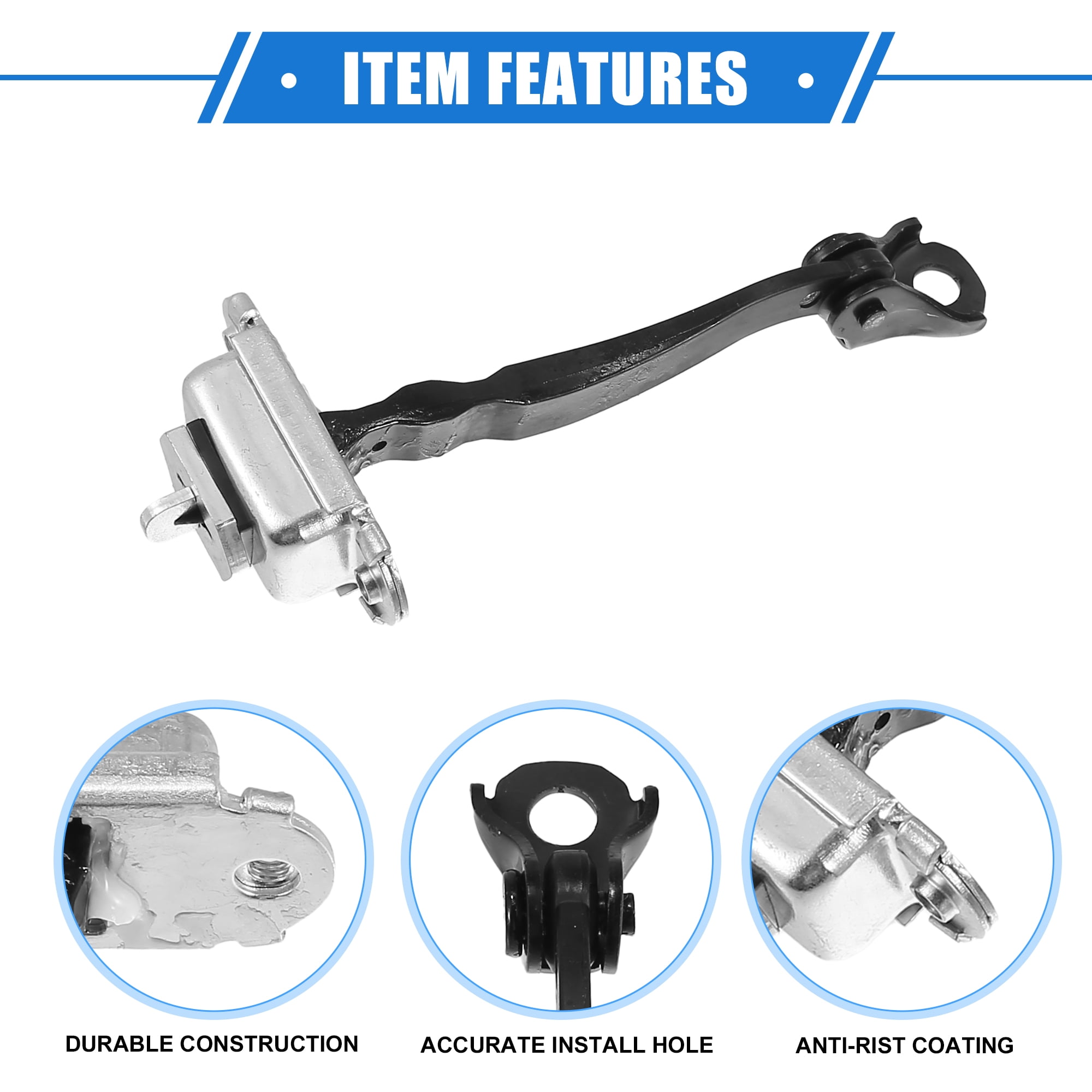 2 Pcs Door Check Stop Strap No.80430ZX60A/80430JA000/80430ZN51A for Nissan Altima 2007-2012 Front