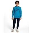 thumbnail image 5 of AND1 Boy's Athletic Graphic Fleece Hoodie, Sizes 4-18, 5 of 7