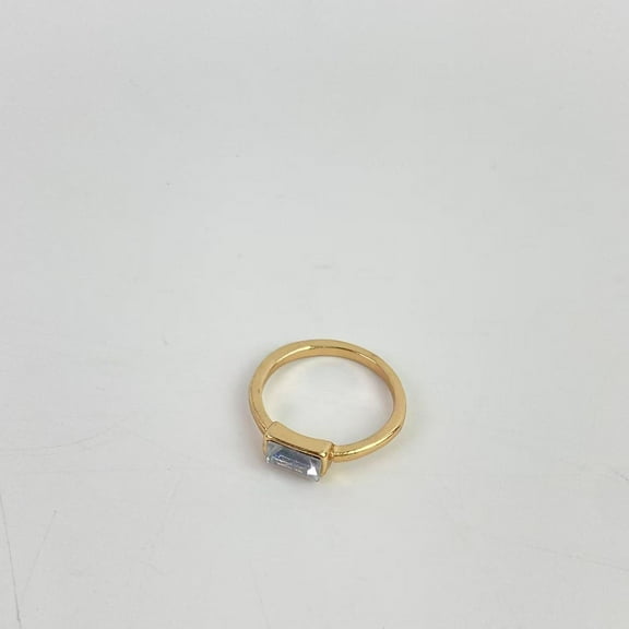 OZDFU Rings [jewelry] ,14k Gold Plated Birthstone Rings for Women Mother Dainty Cute Stackable Rings Non Tarnish Thumb Emerald Green Gemstone Pinky Ring Jewelry Birthday Gift