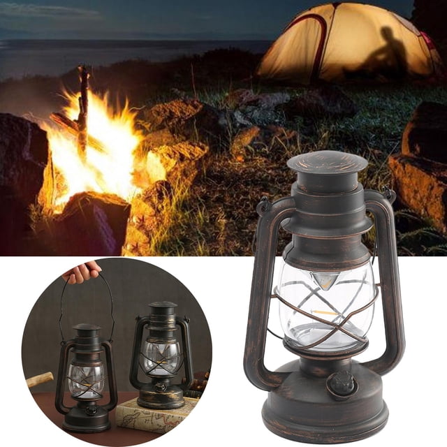 Elodie Retro Style Oil Lantern Lamp Table Lamp Oil Lamps for Party Copper