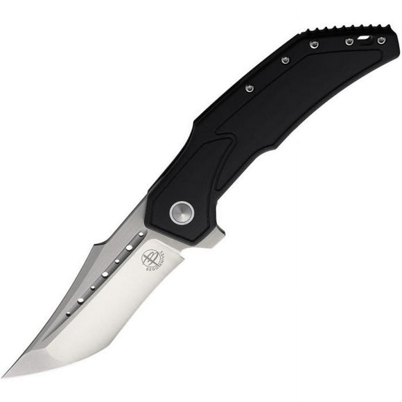 Begg Knives Astio Framelock Folding Knife Black (3.5&quot; Satin) BG008
