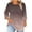 Brown, variant on Plus Size Women's Pleated Tunic Tops Fall Long Sleeve Blouses Fashion Curved Hem Shirts Dressy Casual Brown XXXL