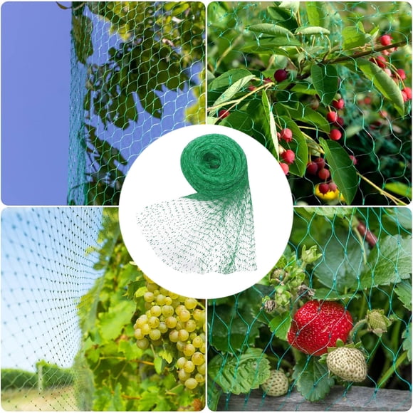 Bird Netting Green Garden Netting Fruit And Vegetables Keep From Birds And Animals 2 Sets Fruit Bags for Fruit Trees Fence Webbing Garden Netting Mesh Flower Netting Bottom Fence Barrier