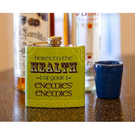 

Liberation Libation - 6 oz Stainless Steel Alcohol Flask Special Celebrations and Occasions