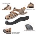 thumbnail image 2 of Dream Pairs Men's Casual Hiking Sandals Comfort Outdoor Sport Fisherman Sandals 160912-M-New Khaki/Yellow Size 6.5, 2 of 6