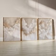 thumbnail image 2 of 3pcs Beige Neutral Art Triptych Prints, Golden Cloud Abstract Modern Wall Art, Unframed Soft Tone Artwork, Romantic Art Posters, Luxury Room Decor, Wall Decor, Canvas Art for Living Room, Bedroom, K, 2 of 4