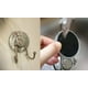 thumbnail image 5 of (2 piezas) Ganchos de ventosa doble de acero inoxidable Gancho de ventosa al vacío Percha para albornoz - Sin taladrar Nunca se oxida Toalla de gancho de pared reutilizable extraíble Kuyhfg Bienvenido a Kuyhfg, 5 of 5