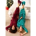 thumbnail image 5 of Dreams & Co. Plus Size Petite Classic Flannel Pajama Set, 5 of 6