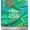 Sea Green, variant on Soimoi Black Cotton Duck Fabric Artistic Floral Printed Fabric 1 Yard 42 Inch Wide