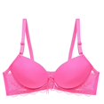 thumbnail image 3 of PEZHADA Womens Solid Color Ring Oversized Gathering Underwear Daily Bra, 3 of 6