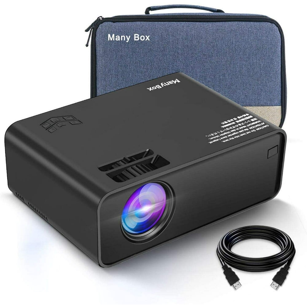 ManyBox Mini Projector, 4500 LUX Portable Video Projector - Walmart.com