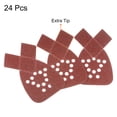 thumbnail image 3 of Unique Bargains 24 Packs 40 Grits 12 Holes Hook & Loop Sandpapers Triangular Sanding Pads Sheets with Extra Tips, 3 of 6