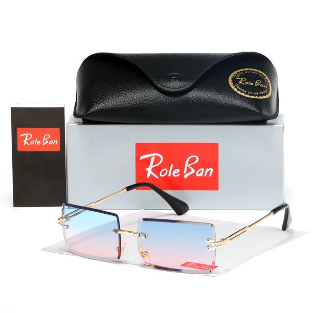 2023 Brands Design Women Anti-Reflective Mirror Sunglasses Fashion Metal Square Glasses Classic Men Out Door Sun Glasses Uv400 qym unisex