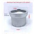 thumbnail image 1 of Car Fuel Tank Fuel Port Aluminum Fuel Tank Mouth Tsui Iron Fuel Tank Neck Stainless Steel Fuel Tank Port Cover Truck Semi-mounte, 1 of 1