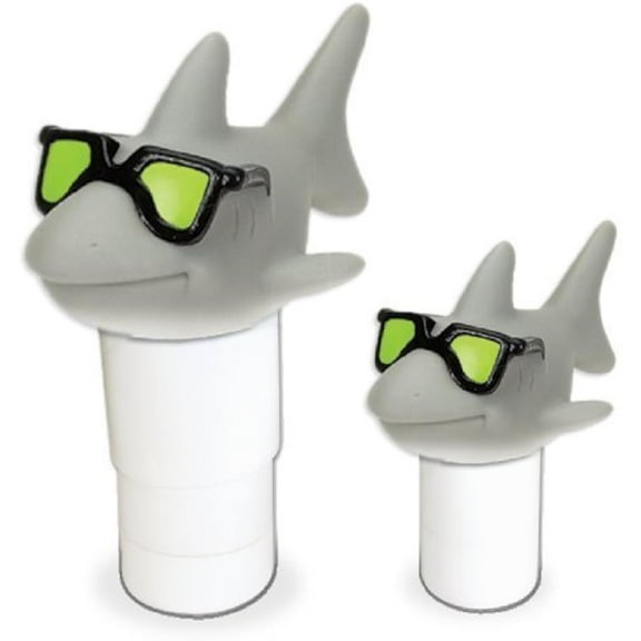 Hydro Tools 87271 Large Capacity Floating Cool Shark Pool Chemical Dispenser (2-Pack)