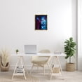 thumbnail image 3 of Stupell Industries Ombre Wolf & Clouds Animals & Insects Painting Gold Floater Framed Canvas Art Print Wall Art, 17 x 21, 3 of 10