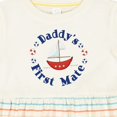 thumbnail image 4 of Inktastic Daddy's First Mate Girls Baby Dress, 4 of 5