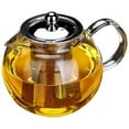 thumbnail image 1 of Glass Teapot with Removable Infuser, Stovetop Safe Tea Kettle, Blooming and Loose Leaf Tea Maker Set, 1 of 7