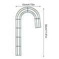 thumbnail image 2 of 12 Inch Candy Cane Shaped Wire Wreath Frame Metal Flower Wreath Frames Making Rings for Christmas,New Year Valentines Party Decoration,Candy Cane Shape(Army Green,12x7"), 2 of 5