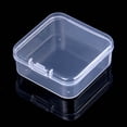 thumbnail image 6 of PP Square Storage Case Collection Box Jewelry Container Business Card Holder Red PP, 6 of 8
