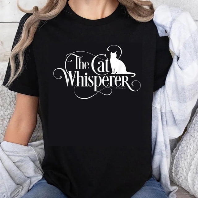 Playera Mujer 100% Algodón "The Cat Whisperer"