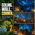 Little Explorers Food 360° Dinosaur Star Projector – Turn Bedtime Into an Adventure, Dinosaur ...