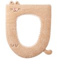 thumbnail image 1 of Coussin de Siège de Toilette Dessin Animé Doux Coussin de Siège de Toilette Housse de Siège de Toilette avec Poignée, 1 of 10