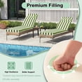 thumbnail image 3 of DTTRA Chaise Lounge Cushions Outdoor, 80 x 26 x 3 Inch, Waterproof Lounge Chair Cushion for Outdoor Furniture, Patio Lounger Pads with Removable Cover Ties Pillow for Pool, Garden Loungers, 3 of 7
