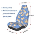 thumbnail image 3 of Balery Corgi Funda de Asiento para Auto con Diseño - Cubierta Frontal Suave y Transpirable con Protector Antideslizante- 1 Unidad, 3 of 5