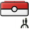 Nintendo 2DS Bundle:Nintendo New 2DS XL - Poke Ball Edition and USB Sync Charge USB Cable