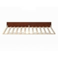 thumbnail image 5 of AFI Twin XL Roll Out Wood Trundle Bed Frame with Wooden Slat Supports, Walnut, 5 of 7