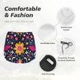 thumbnail image 4 of Bixox Women's Cinco De Mayo Floral pattern 2 in 1 Running Shorts - Lightweight Athletic Workout Gym Yoga Shorts Liner with Pockets - X-Large, 4 of 7