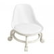 thumbnail image 3 of Taburete con Ruedas Silla Giratoria con Respaldo, Ruedas, Taburete de Pedicura Giratorio de 360 degree, Asiento de Ruedas Taburete Corto para Cocina Garaje Blanco Macarena Asiento rodante bajo, 3 of 8