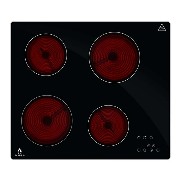 Parrilla de VITROCERAMICA empotrable de 4 quemadores a 220v Supra Supra Parrilla empotrable de vitrocerámica