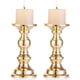 thumbnail image 1 of Portavelas de pilar de plata de 2 piezas, centros de mesa de boda Portavelas de metal para velas de 50 mm Decoración de soporte Ideal para bodas Eventos especiales Fiestas Sala de estar Vhermosa QH-1227-2, 1 of 7
