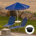 Plug Insert Set Hytrove Garden Umbrella Hole Plug Set Black Plastic Universal ...