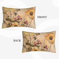 thumbnail image 2 of Susaid Vintage Floral Butterfly Collage Print Pillowcases Multiple Size, Pillow Cover Super Soft Envelope Closure Standard Pillow Case-16"x24", 2 of 6