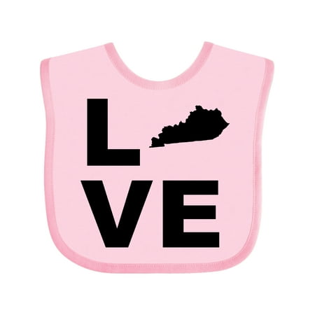 

Inktastic Love Kentucky Boys or Girls Baby Bib