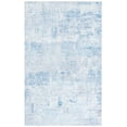 thumbnail image 2 of SAFAVIEH Malibu Fredrick Distressed Polyester Area Rug, Gray/Light Blue, 8' x 10', 2 of 13