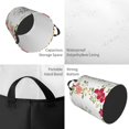 thumbnail image 4 of Fotbe Laundry Hamper With Durable Leather Laundry Basket Home Sweet Home Floral Thickened Waterproof Round Collapsible Laundry Hamper, Dirty Clothes Laundry Basket, 4 of 8