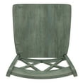 thumbnail image 2 of Weston Home Farmhouse Vintage Double X Solid Wood Counter Height Chair, Set of 2, Antique Sage, 2 of 7
