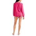 thumbnail image 2 of Ensemble de Pyjama pour Femmes Haut à Manches Longues et Short en Peluche, 2 of 2