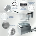 thumbnail image 3 of AKDSteel Commercial Stainless Steel Electric Deep Fryer, Cylinder Fryer With Basket, Oil Pot, And Burner Guard, Provides Efficient Constant Temperature Frying For Restaurants And Fast Food Shops, 3 of 7