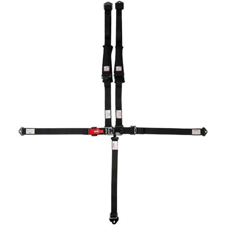 Simpson Racing 3B22PIKX D3 Off-Road Off-Road Harness Bolt-In In 2x2 w/Pad - Black