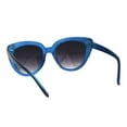 thumbnail image 3 of Womens Rhinestone Sunglasses Butterfly Cateye Fashion Eyewear UV 400 Black Blue, 3 of 4