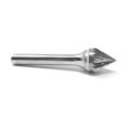 thumbnail image 4 of SJ-5 Double Cut Cone 60 Degree 1/2" x 7/16" Carbide Burr Bur Tool Die Grinder Bit 1/4" Shank, 4 of 6
