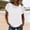 White, variant on Delayuji Crochet Tops for Women Summer Short Sleeve Hollow Out Lace Swimsuit Cover Up Off Shoulder Beach Vacation Tops Daily Wear Clubwear Night Wear White M