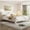 White is invalid. Queen, variant on Cloud-Inspired Comfort Platform Bed Frame - Boucle Upholstered, Soft Rounded Headboard, Cylindrical Legs, Heavy Duty, Noise-Free, No Box Spring Needed, Easy Assembly - Queen Size, White