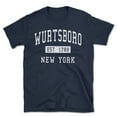 thumbnail image 1 of Wurtsboro New York Classic Established Men's Cotton T-Shirt, 1 of 1