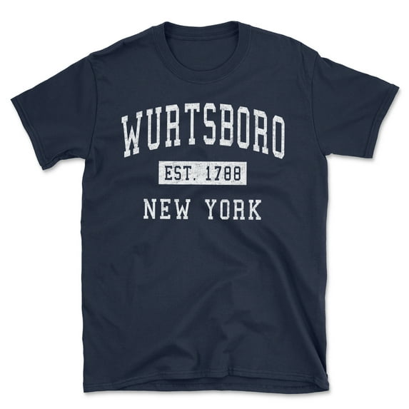 Wurtsboro New York Classic Established Men's Cotton T-Shirt